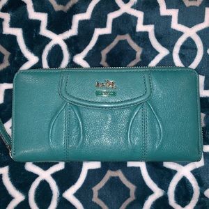 Coach Madison Accordion Wallet - Aegean